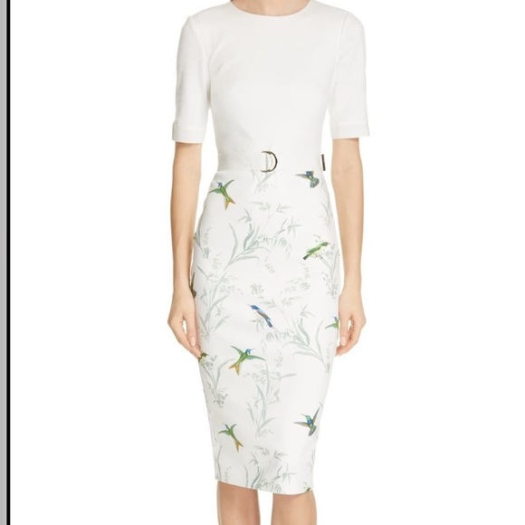 Ted Baker Kinnya Fortune Belted Bodycon Dress💋 - Picture 2 of 14